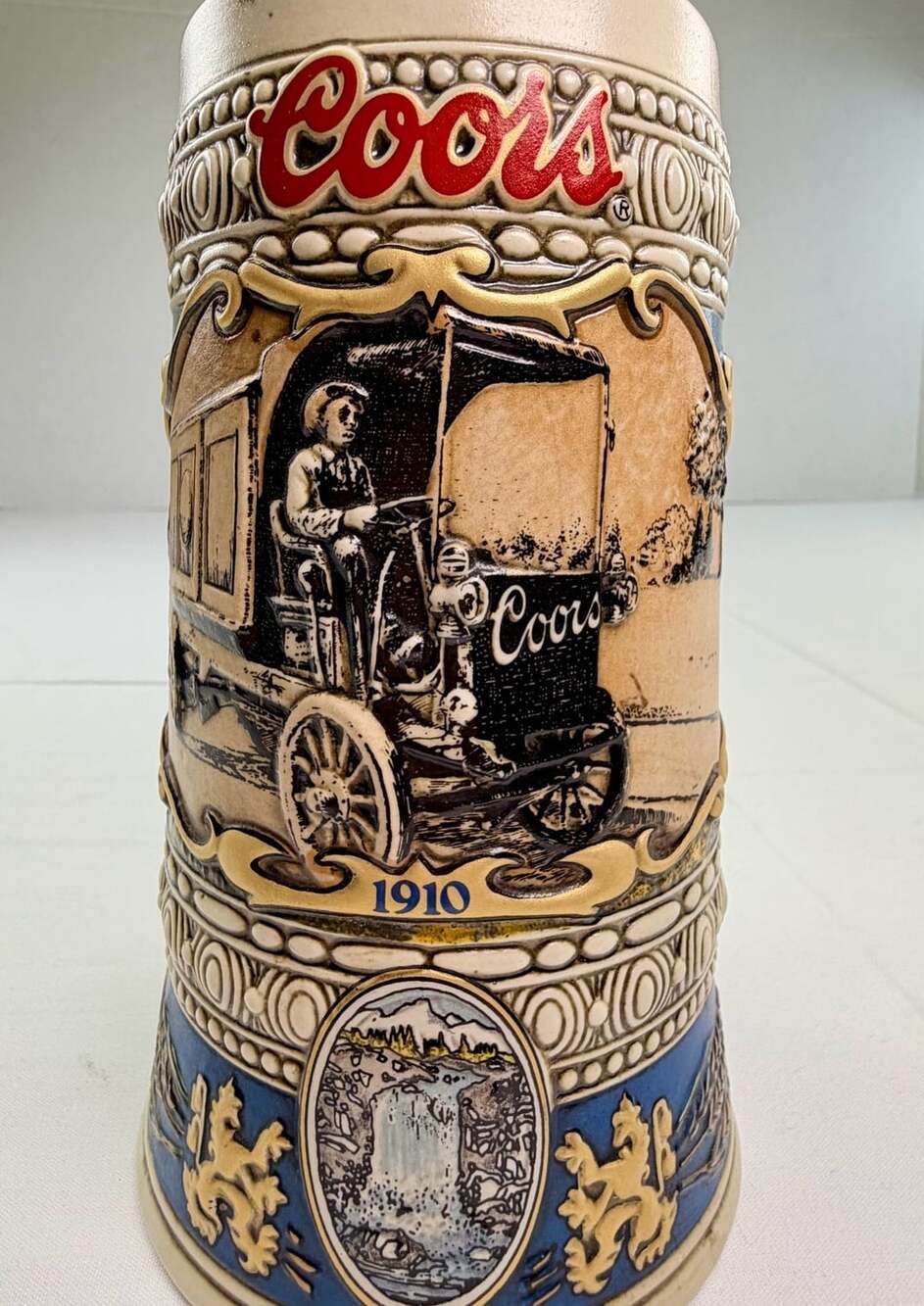 Coors Beer Truck 1910 Stein 1989 Edition